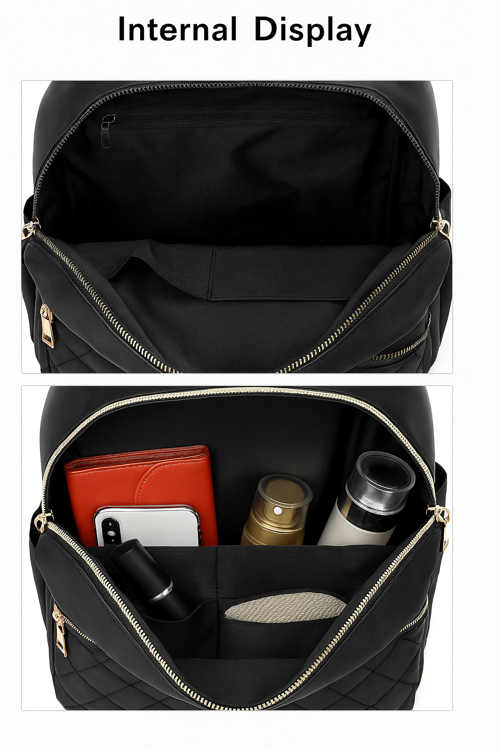 Lilacs & Lillies: Quilted Petite Carry